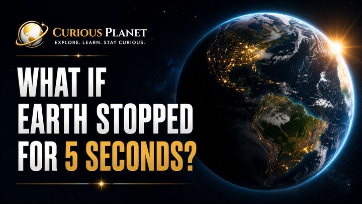 What If Earth Stopped Spinning for 5 Seconds? 🌍