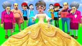 Scary Teacher 3D vs Squid Game Becomes a Princess Nice or Error 5 Times Challenge