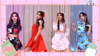 Dance TWICE's dance of the song "Alcohol-free" in seven outfits