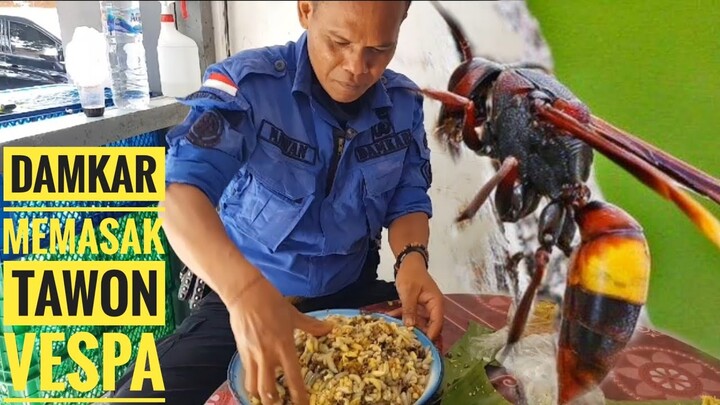 DAMKAR TABANAN MEMASAK TAWON VESPA ALFINIS /SENIN 22 JUNI 2020