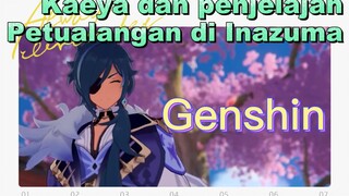 Kaeya dan penjelajah Petualangan di Inazuma