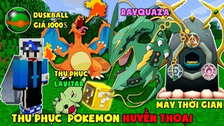 MINECRAFT PIXELMON #7 | BẮT ĐƯỢC POKEMON HUYỀN THOẠI RAYQUAZA VÀ TÌM THẤY CỖ MÁY THỜI GIAN BÍ ẨN