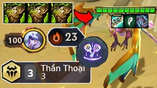 CHIM THẦN ANIVIA ĂN 3 GIÁP MÁU MAX HP BẤT TỬ LUÔN CẢ TRẬN TOP 1 100 MÁU