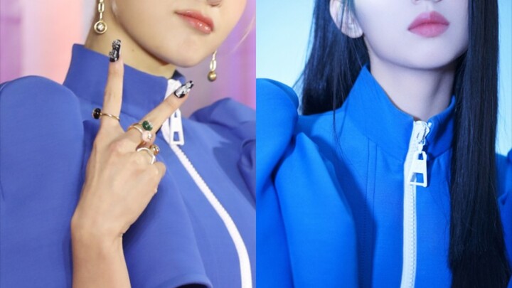 The collision of Chinese and Korean entertainment! Beautiful women wear the same clothes and show di