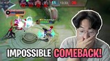 From 11 - 36, IMPOSSIBLE comeback is real | Mobile Legends