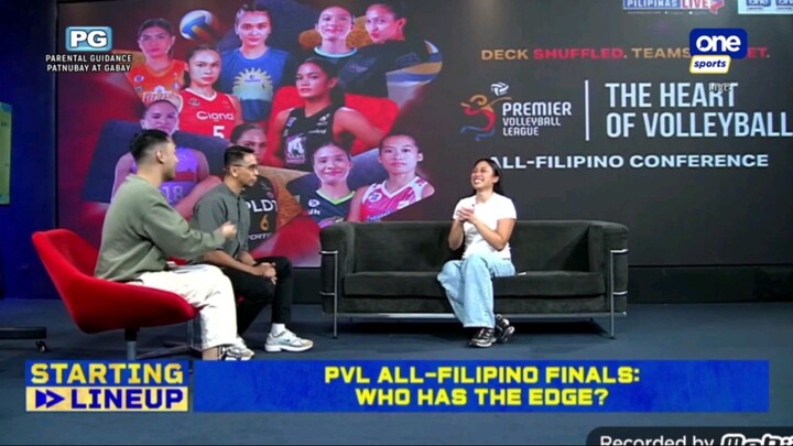 One Sports HD PVL AFC FINALS, NBA PLAYOFF PREVIEW | STARTING LINEUP
