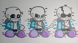 How To Draw Glitch Last Breath Phase 1 2 3   Cách Vẽ SANS Chế