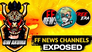 News Channel Of Free fire Community Exposed 🤬| Wrong Content Creator Roast || #shorts #exposed