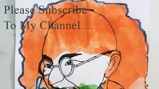 Gandhiji Drawing by Artist K..