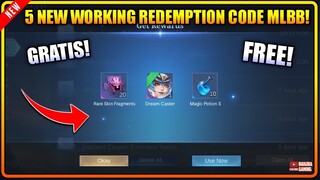 CLAIM! 5 NEW REDEEM CODES THIS OCTOBER 12, 2021 - MLBB