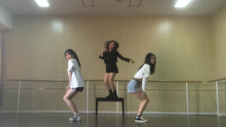 G-Idle【Uh-oh】Dance cover in the three-person practice room of Southwest University for Nationalities