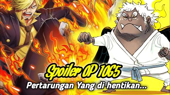 UPDATE SPOILER 1065 !! SHAKA DATANG MENGHENTIKAN SANJI VS JINBEI