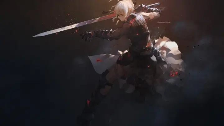 [Fate] Collection Of Saber Alter Being Defeated