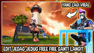 CARA EDIT VIDEO JEDAG JEDUG FF LANGIT BERUBAH UBAH YANG LAGI VIRAL.