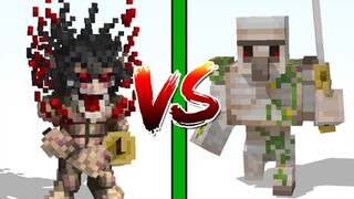 TRIỆU HỒI TITAN ERAN VS NGƯỜI KHỔNG LỒ GOLEM MINECRAFT GIỐNG CLASH OF CLAND CRAFT WARRIORS TOP GAME