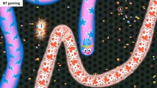 This video I got 102,000,000+ Views On My Channel - Wormate.io Best Gameplay! 13