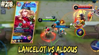 LANCELOT VS ALDOUS, KALAU LAWAN ALDOUS JGN KASIH LATE GAME 😷 | LANCELOT GAMEPLAY #218 | MLBB