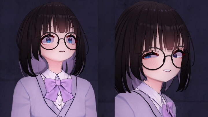 【MMD】Kamu sedang memainkan game horor tetapi rekan satu timmu memancing monster ke arahmu/Adegan 2-S