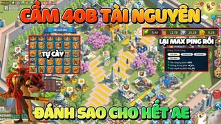 Nick Này Chắc Hết Tăng Tốc Trước Tài Nguyên - Người Chơi Tự Cày 1k4 Ngày Rise of Kingdoms