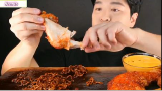 Mì tương đen và gà cay phần 3 #mukbang
