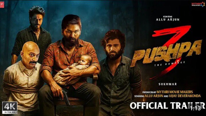 puspa-3 in hindi official trailer 2025             . movie realis 2027