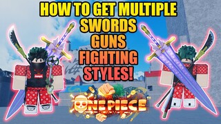 New Sword Inventory System Showcase in A One Piece Game