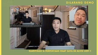 Klarifikasi permintaan maaf alvin lim
