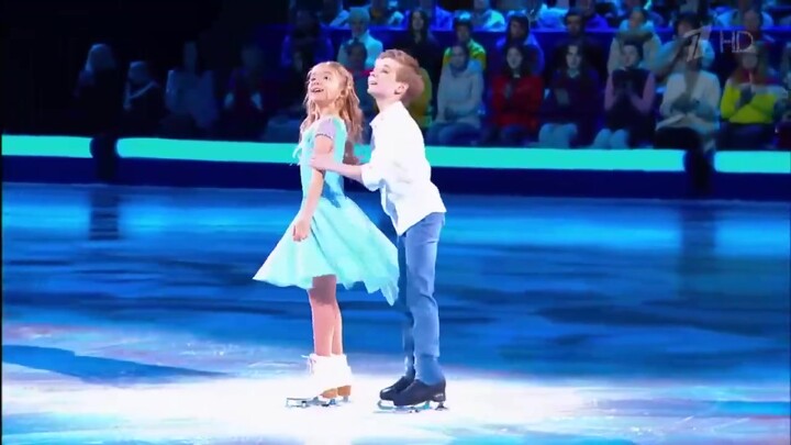 การแสดงช่วงหนึ่งจากรายการสเกตลีลาสำหรับเด็กของรัสเซีย