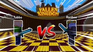 Ranboo VS Tubbo in FALLEN KINGDOM SERVER & make the server LAG