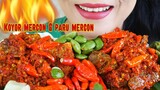 OSENG OSENG MERCON  PARU DAN  KOYOR, LALAPAN PETE MENTAH | EATING SOUNDS
