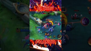Assassin Franco😏 #shorts #youtubeshorts #Franco #francohook #mobilelegends #mlbb #short #francopro