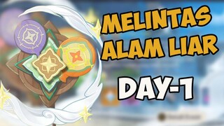 Melintas Alam Liar Day 1: Terbang Bersama Angin [FREE 420 PRIMOGEM]【Genshin Impact】