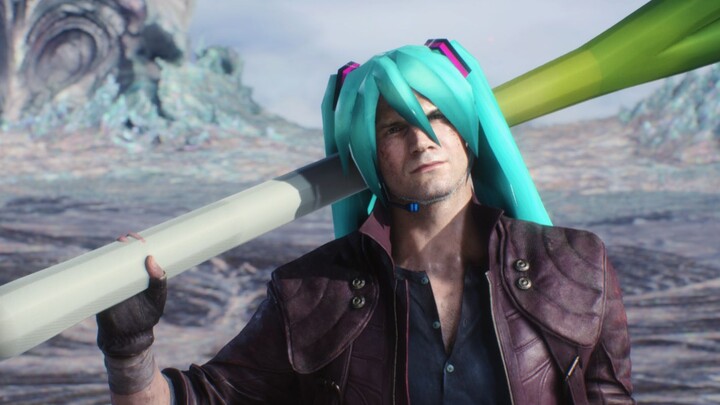 [Devil May Cry 5 / mod] Nhất ♥♥♥♥♥♥♥ O ♥ Dou ♥ Dou ♥ Idol ♥ (｡ ･ ω ･｡) Hatsune Dante đến gặp Ouni-chan để xin Enma Sword (・ ω <) ★