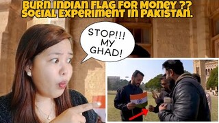 Burn Indian Flag for Money ?? Social Experiment In Pakistan. | FILIPINO REACTION