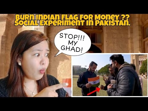 Burn Indian Flag for Money ?? Social Experiment In Pakistan. | FILIPINO REACTION