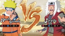 NARUTO VS JIRAIYA 🔥 KEINGINAN BOCIL MENGALAHKAN SENIORNYA ‼️