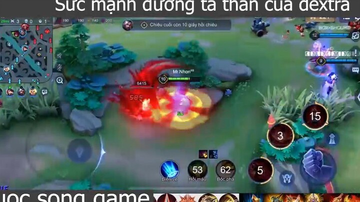 Sức mạnh đường tà thần của dextra p1 #cuocsonggame