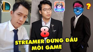 TOP 8 Streamer Việt Nam là “Trùm Cuối” ở mỗi tựa game họ chơi: Thầy Giáo Ba, Trâu TV, Dũng CT...