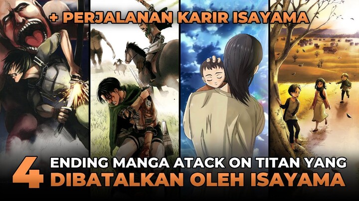 4 ENDING ATTACK ON TITAN YANG DIBATALKAN OLEH HAJIME ISAYAMA