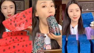 [ASMR] THÁNH ĂN ĐÁ| Ăn Đá lạnh, chocola đông lạnh đa màu sắc| Ice Eating MUKBANG SATİSFYİNG#272