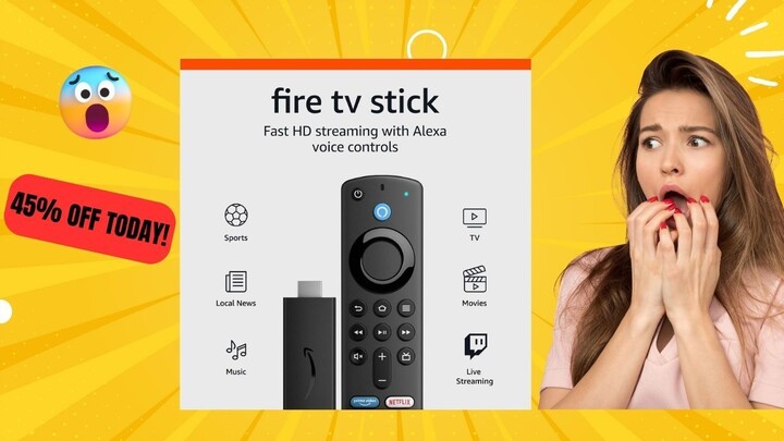 Amazon Fire TV Stick (45% Off Today)