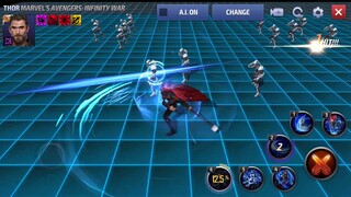 MARVEL FUTURE FIGHT - THOR INFINITY WAR SUIT COMPLETE MOVESET