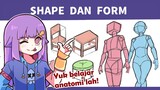 Belajar Anatomi dari Shape dan Form | Fundamental Menggambar