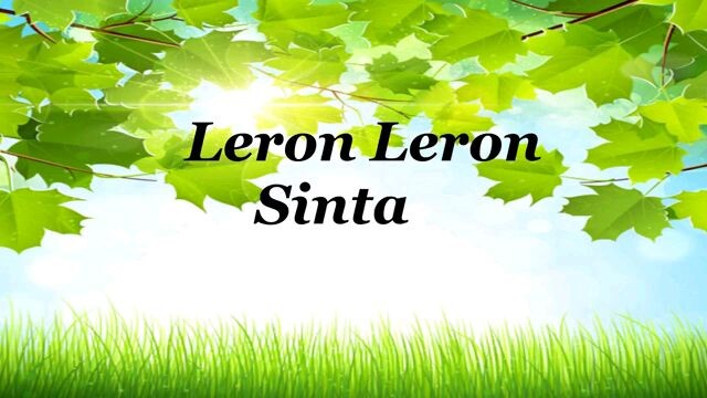 Leron Leron Sinta Lyrics