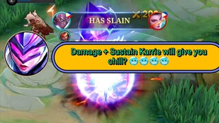 Damage + Sustain Karrie will give you chills? 🤔😱 #MLBB #MobileLegends