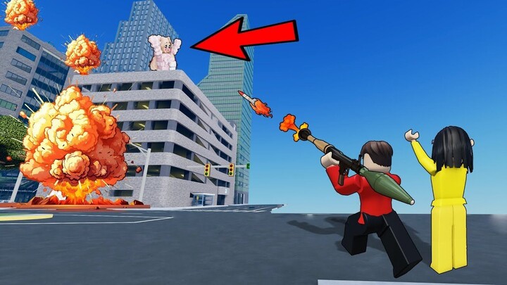 Yuta, Mio Dan Baby Celine Menghancurkan Kota  ROBLOX