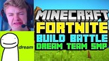 Dream vs Tommyinnit Fortnite Build Battle in Minecraft