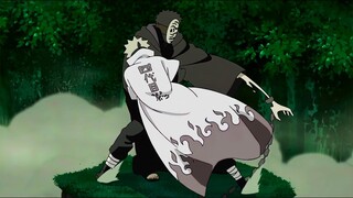 Minato predicted Obito's every move, Minato marked Obito with the Flying Thunder God Mark [1080p]