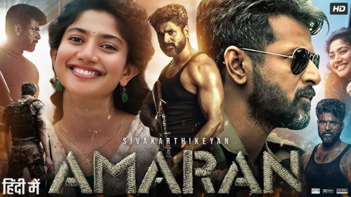 Amaran (Sai Pallavi, Sivakarthikeyan) Hindi Dubbed Movie