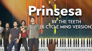 Prinsesa by The Teeth (6 Cycle Mind version) piano cover + sheet music & lyrics